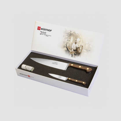 Набор кухонных ножей 2 шт, выпущенный к 200 летнему юбилею в подарочной упаковке, серия Promotion, WUESTHOF, Германия, Наборы ножей без подставки
