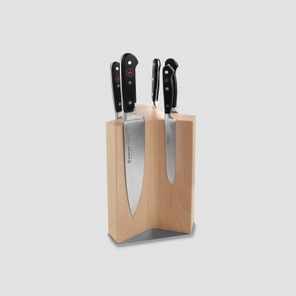 Набор из 6-ти кухонных ножей на подставке из бука, серия Classic, WUESTHOF, Золинген, Германия, Наборы ножей с подставкой