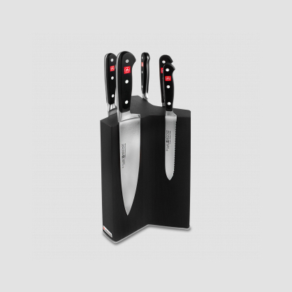 Набор из 6-ти кухонных ножей на подставке из бука, серия Classic, WUESTHOF, Золинген, Германия, Серия Classic