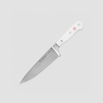 Профессиональный поварской кухонный нож Шеф 16 см, серия White Classic, WUESTHOF, Золинген, Германия, Ножи кухонные