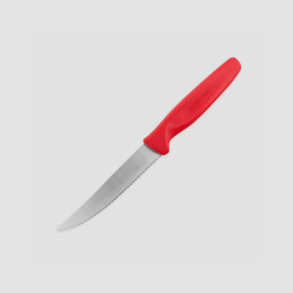 Нож кухонный для стейка и пиццы 10 см, рукоятка красная, серия Create Collection, WUESTHOF, Золинген, Германия, Ножи для стейка