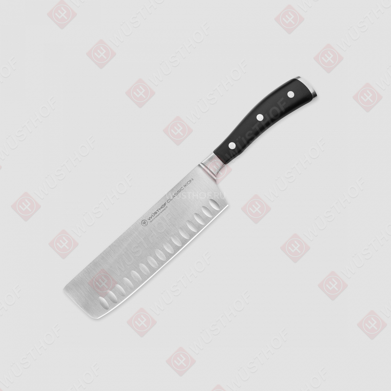 Нож кухонный для резки овощей Nakiri 17 см, серия Classic Ikon, WUESTHOF, Золинген, Германия,