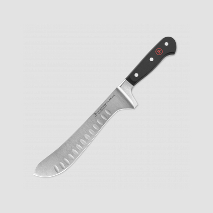 Нож кухонный забеловочный с углублениями на лезвии, 20 см, серия Classic, WUESTHOF, Золинген, Германия, Ножи разделочные