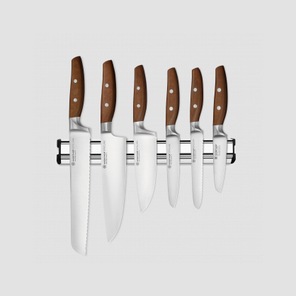 Набор из 6-ти кухонных ножей на магнитном держателе, серия Epicure, WUESTHOF, Золинген, Германия, Наборы ножей без подставки