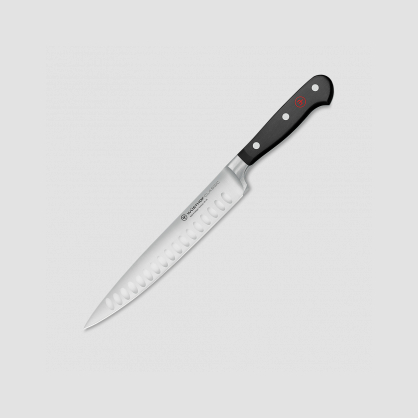 Нож кухонный для резки мяса с углублениями на кромке 20 см, серия Classic, WUESTHOF, Золинген, Германия, Ножи для тонкой нарезки мяса