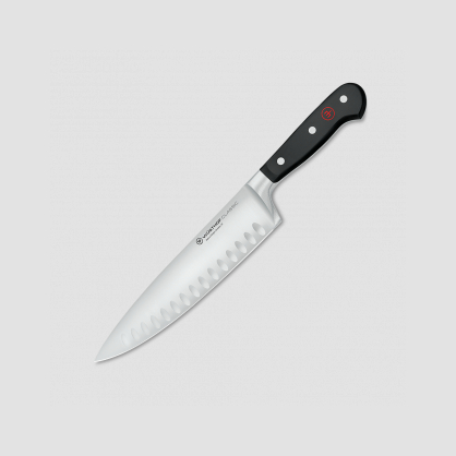 Профессиональный поварской кухонный нож с углублениями на кромке 20 см, серия Classic, WUESTHOF, Золинген, Германия, Ножи кухонные