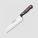 Нож кухонный сантоку с углублениями на кромке 17 см, серия Gourmet, WUESTHOF, Золинген, Германия