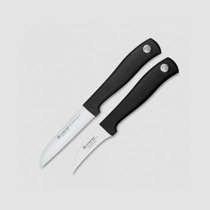 Набор кухонных ножей для чистки овощей, 2 штуки, серия Silverpoint, WUESTHOF, Золинген, Германия, Наборы ножей без подставки