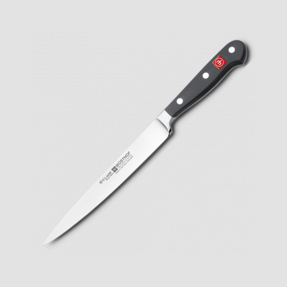 Нож кухонный для резки мяса 18 см, серия Classic, WUESTHOF, Золинген, Германия, Ножи для тонкой нарезки ветчины