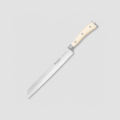 Нож кухонный для хлеба 20 см, серия Ikon Cream White, WUESTHOF, Золинген, Германия, Серия Ikon Cream White