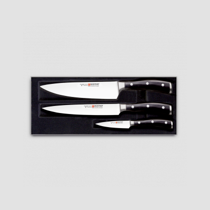 Набор кухонных ножей 3 предмета, серия Classic Ikon, WUESTHOF, Золинген, Германия, Серия Classic Ikon