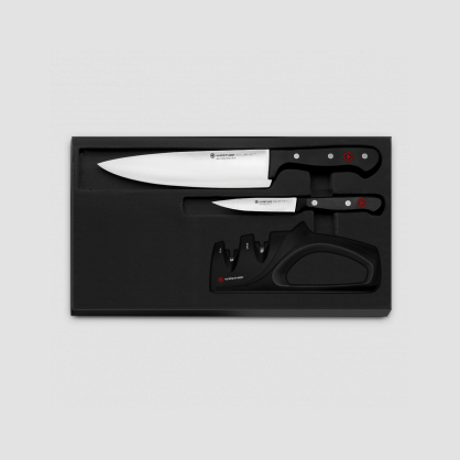 Набор из 2- х кухонных ножей с точилкой, серия Gourmet, WUESTHOF, Золинген, Германия, Серия Gourmet