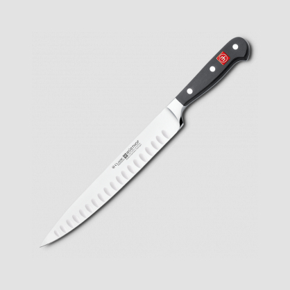 Нож для резки мяса с угл.на кромке 23 см «Classic», серия Classic, WUESTHOF, Германия, Ножи для тонкой нарезки мяса