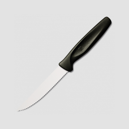 Нож кухонный для стейка 10 см, рукоять черная, серия Sharp Fresh Colourful, WUESTHOF, Золинген, Германия, Ножи для стейка