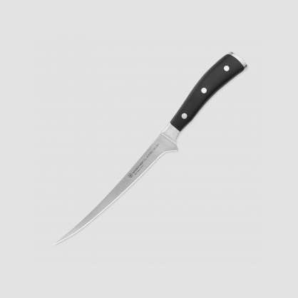 Нож кухонный филейный 18 см, серия Classic Ikon, WUESTHOF, Золинген, Германия, Ножи обвалочные