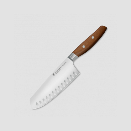 Нож кухонный японский «шеф» Сантоку с углублениями на кромке 17 см, серия Epicure, WUESTHOF, Золинген, Германия, Ножи поварские (в японском стиле)