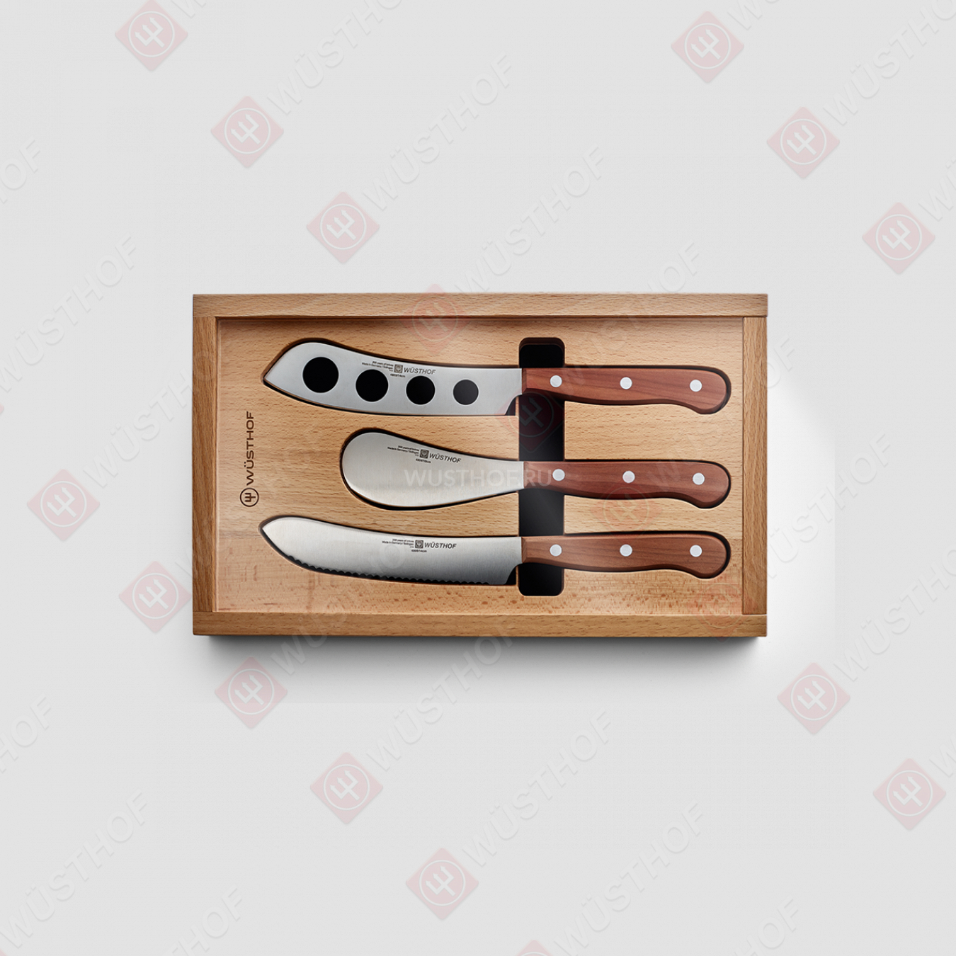 Набор из 3-х кухонных ножей для деликатесов, «Charcuterie set», WUESTHOF, Германия